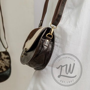 LW Fashionable 100% Genuine Leather Sling <b>Bag</b> Handmade 2024 Trending Vintage Style Single Strap for Lady's Spring/<b>Summer</b> Season - Product Image 2