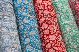 Edredón Kantha hecho a mano indio, colcha de algodón suave con patrón de impresión de bloque de mano para uso en ropa de cama de Hotel - Product Image 5