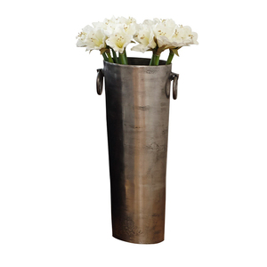 Jarrón de Flores de Aluminio Niquelado, Moderno y Atractivo, para Decoración del Hogar, Centro de Mesa para Bodas o Florero en Oferta - Product Image 5