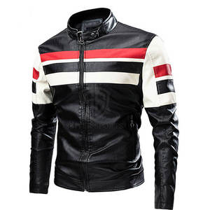Premium Quality Men's Genuine Leather <b>Biker</b> Fashion <b>Jacket</b> Full Sleeve Custom Logo Breathable & Warm Winter Design Customizable - Product Image 1