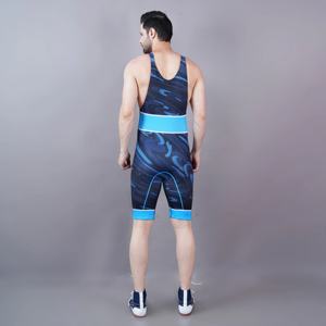 Combinaison de lutte professionnelle antibactérienne, design personnalisé, haute performance, écologique, séchage rapide - Product Image 5