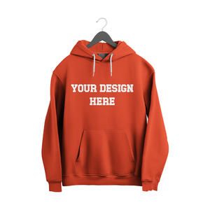 เสื้อสเวตเตอร์ถักผ้าฝ้าย100% ใส่สบายสีพื้นไซส์ใหญ่เสื้อฮู้ดลำลองสวมใส่สบายสำหรับผู้ชายและผู้หญิง - Product Image 2