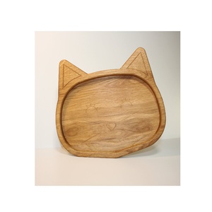 Plateau rond en acacia Assiette design poisson 12 30cm Assiette de service en bois durable pour la vente chaude - Product Image 2