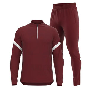 Custom Design High Quality Men Winter Tracksuit Jogging Suit Two Piece Set Sports Training Soccer Wear 100% Cotton - Product Image 3