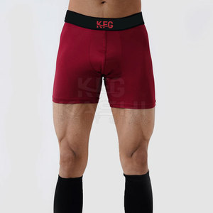 Calzoncillos de Boxeo de Algodón Premium, Estilo Entrenamiento, Tejido de Punto de Cintura Alta, Suaves, Transpirables, Elásticos, Personalizables OEM, Ropa Deportiva - Product Image 2