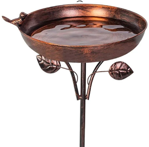 อ่างน้ำนกเหล็กหล่อแบบคลาสสิก ดีไซน์แบบแท่นโบราณ สีตามสั่ง ทนทานต่อสภาพอากาศ ของตกแต่งสวนกลางแจ้ง มีจำหน่าย - Product Image 3