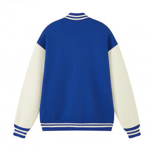 Nouveau design personnalisé veste universitaire à manches en cuir pour hommes, vente en gros personnalisée, vous pouvez acheter votre veste à logo brodé à prix réduit - Product Image 6