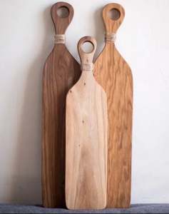 Tabla de cortar de madera sostenible de tendencia hecha de materiales ecológicos para entusiastas de la cocina respetuosos con el medio ambiente - Product Image 6