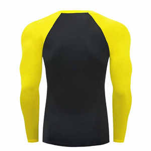 Rash guard OEM Hommes Sublimation Imprimé Spandex Bjj Rash Guard Gym Surf Plongée Rash guard - Product Image 2
