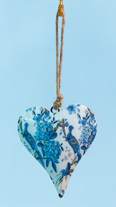 Campanas de Vaca de Hierro de Estilo Antiguo, Decoración Única para Colgar en el Hogar, Diseño de Pavo Real, Técnica Pintada para Navidad, Fiestas y Bodas - Product Image 2