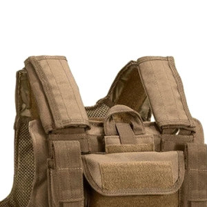 Fabricante sólido negro hombres chaleco táctico venta al por mayor de alta calidad peso ligero chaleco táctico fabricante de ropa personalizado hombres - Product Image 3