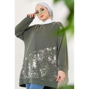 เสื้อสีกากีกับรายละเอียดฟอยล์ - Product Image 3