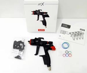 Pistolet de pulvérisation numérique SATA Jet X avec kit d'accessoires pour la réparation de la peinture automobile - Product Image 2