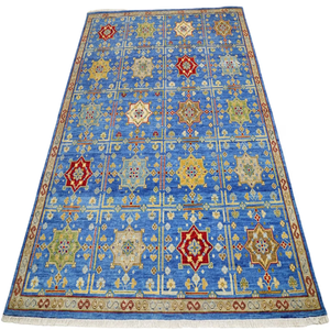 Tapis Oushak en laine douce noué à la main Magnifiquement conçu Boucle Pile Écologique Moderne Lavable et Antidérapant Expédition rapide - Product Image 3