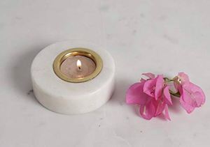 Homes <b>Marble</b> Elongated Concave Tealight <b>Candle</b> for Home Decoration Religious Product Christian Decor Uses Room Enlighten <b>Candle</b> - Product Image 5