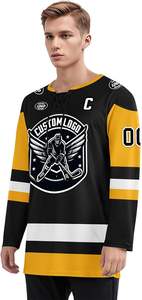Nouveauté Maillot de hockey sur glace de haute qualité Maillot de hockey sur glace imprimé personnalisé Uniforme de dernier modèle - Product Image 2