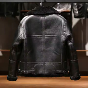 Veste en cuir 2025 de qualité supérieure pour homme vestes grande taille avec fermeture éclair veste en cuir de moto en Pu pour hommes - Product Image 6