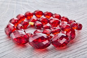 Collar de Resina Hecho a Mano con Cierre de Rosca, Efecto Craquelado Personalizable, Joyería de Moda para Bodas de la India, Cadena de Cuentas - Product Image 3