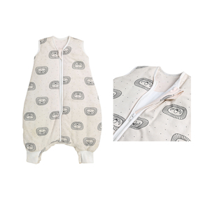 Saco de dormir para bebé de algodón orgánico con diseño personalizado, calidad caliente, Apertura frontal para niños y niñas, para recién nacidos, temporada de invierno - Product Image 5