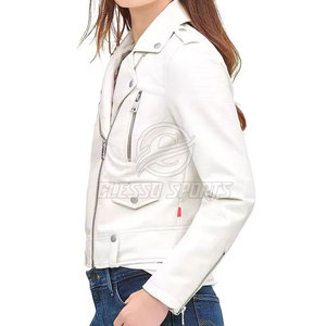 Wholesale Breathable Outdoor Use Winter <b>Jacket</b> Top Selling Cheap Price <b>Lightweight</b> <b>Women</b> Leather <b>Jacket</b> - Product Image 6