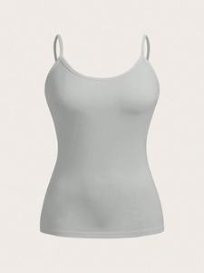 <b>Women</b> Solid Color Camisoles <b>Vest</b> <b>Women</b> Tank <b>Tops</b> Female Summer Sexy Strap Basic <b>Tops</b> Sleeveless Camisole T-shirt - Product Image 6