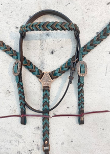 Ensemble Western Horse Tressage en cuir marron avec logo personnalisé pour la course et l'équitation d'Argentine - Product Image 6