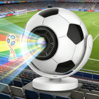Projecteur de football intelligent OMIKAI portable, système Android 14, prise en charge de la vidéo à courte focale, sport, football, 720P HD, WiFi, domicile