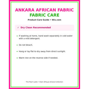 Set gonna e top da ragazza con stampa africana Ankara, fiocco rosa e pois verdi, modello EX - Product Image 6
