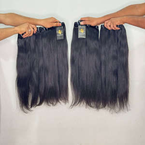 Fournisseurs de cheveux bruts du Cambodge, vente en gros de mèches de cheveux alignées dans le sens des cuticules, cheveux bruts indiens de temple, cheveux cambodgiens bouclés bruts - Product Image 1