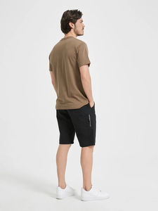 Custom Polyester/Cotton Men <b>T</b>-<b>Shirt</b> 220 Grams Silk Screen Printed Jersey Crew Neck Short Sleeve Solid Casual Wear - Product Image 2