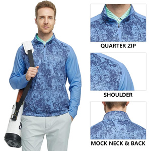Chaqueta de golf cortavientos transpirable y resistente al agua para hombre, OEM, diseño personalizado con logotipo de marca y servicio de etiqueta privada - Product Image 5