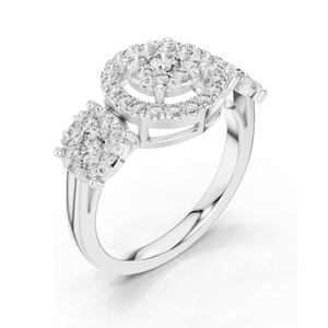 Bague pour femme en diamant de laboratoire 1,02 CT, clarté VVS-VS EF, or 18 carats, 14 carats, 10 carats et argent 925, or rose, or jaune, or blanc - Product Image 6