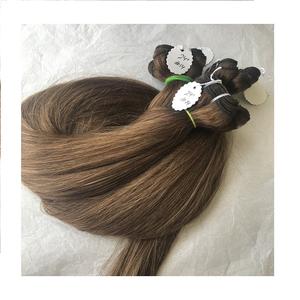 Máquina virgen de templo malayo sin procesar, trama lisa y Lisa, color n. ° 14, cutícula de súper calidad alineada, precio al por mayor, paquete de cabello - Product Image 1