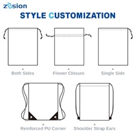 Sac à dos à cordon en nylon et polyester personnalisé avec cordon de sublimation imperméable pour salle de sport logo personnalisé