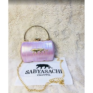 2025 New Designer Women's Evening Clutch <b>Square</b> Lightweight Classic Elegant Sabyasachi Inspired Pearl Decoration Party Luxury - Product Image 3