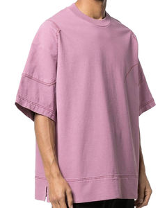 T-shirt personnalisé en jersey vintage grande taille pour hommes avec impression de dessin animé 100% logo avant modal-prix d'usine OEM du Bangladesh - Product Image 2