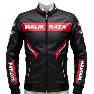 Chaqueta de Motociclista de Cuero Estilo Europeo, Logotipo de Equipo Personalizado, Color Completo, Talla Grande, al por Mayor - Product Image 6