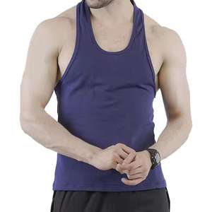 Haute qualité hommes Gym gilet haut hommes Gym débardeur logo personnalisé Muscle Fit côtelé gilets côtelé gilet hommes - Product Image 4