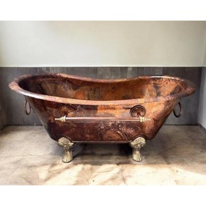 Bañeras de cobre de estilo vintage, ideales para remojar, promueven la relajación muscular y la calma mental, llegada increíble 2k26 - Product Image 4