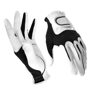 Guantes de golf y boxeo de cuero coloridos para mujer, diseño de patrón de moda, impermeables para mano izquierda y derecha, uso deportivo al aire libre - Product Image 2