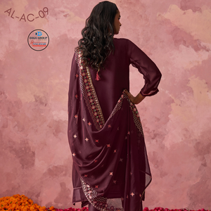 Elegant Premium Polyester Slim Fit <b>Indian</b> & Pakistani Style Women's <b>Kurta</b>/Kurti Trending for Weddings Parties Casual All Seasons - Product Image 4