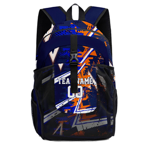 Sac à dos décontracté DANZY SPORTS à motif géométrique, design durable, en polyester, unisexe, avec fermeture éclair - Product Image 3