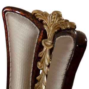 ชุดโต๊ะอาหารหรูหราสไตล์ยุโรป 5 ชิ้น ทำจากไม้มะฮอกกานี ท็อปหินอ่อน ลายแกะสลักทองคำ ดีไซน์ทันสมัย เหมาะสำหรับบ้านและอพาร์ตเมนต์ - Product Image 5