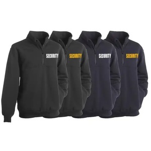 Guardia de seguridad personalizada media cremallera sudadera hombres sudaderas Royal Security Guard uniforme chaqueta - Product Image 6