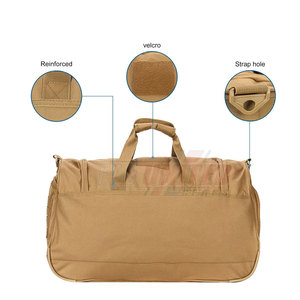 Bolsa de viaje de equipo con impresión de logotipo y compartimento principal grande Bolsas de equipo ligeras con asas reforzadas - Product Image 2
