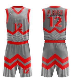 Conjunto de ropa deportiva de baloncesto de secado rápido transpirable sublimado personalizado unisex, incluye Pantalones cortos, camiseta impresa, colores del logotipo del equipo - Product Image 2