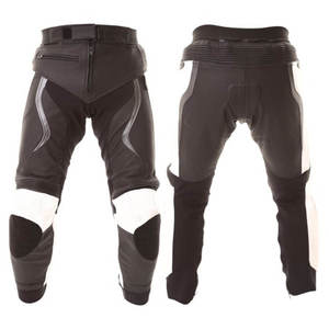 Pantalon de moto en cuir 2026 pour homme, coupe-vent, grandes tailles, personnalisable, durable, vêtements de motard, directement de l'usine - Product Image 3