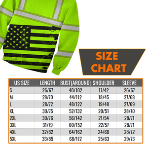 Camiseta con estampado de sublimación de pistola personalizada de nuevo estilo con cinta reflectante de seguridad de alta visibilidad para hombres - Product Image 3