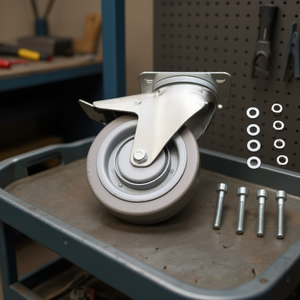 Rueda Giratoria Hazet con Freno y Tornillos para Carro de Herramientas - Product Image 3