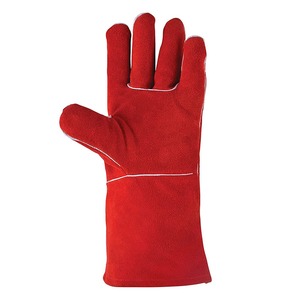 Gants de soudage en cuir de qualité supérieure Gants de soudage en cuir de sécurité à la main Gants de soudage ignifuges - Product Image 3